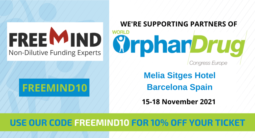 Terrapinn Orphan Drug Congress Get 10% off when you use the code FREEMIND10